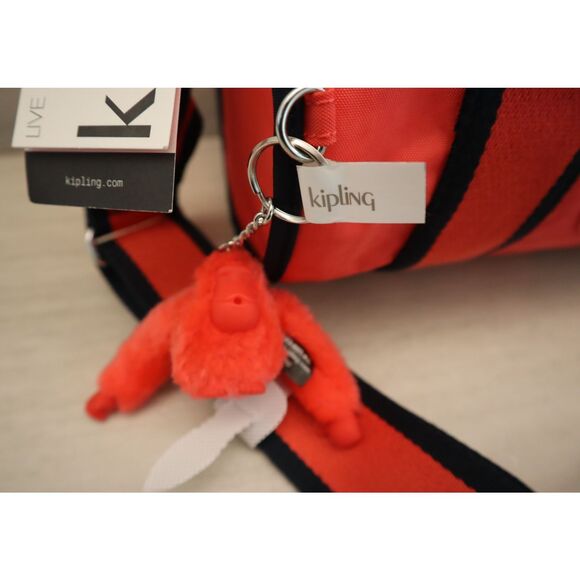 Kipling KI6338-9KX Almost Coral Katina Crossbody/Shoulder Strap Barrel Bag - Picture 8 of 16